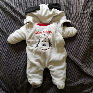 🛍Super Warm Fleece Baby Snoopy Costume 0-3 months